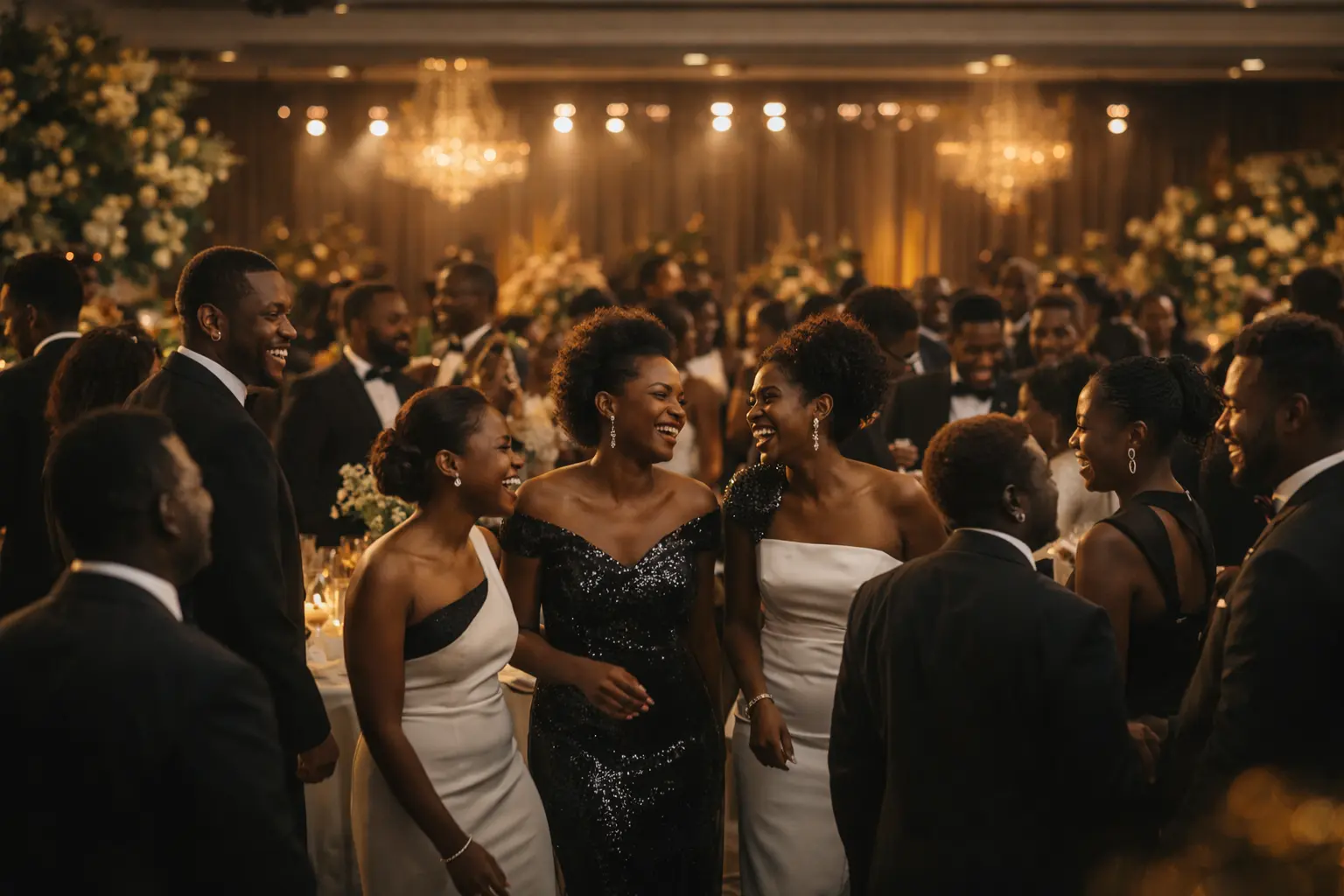 Guests at the Black & White Ball